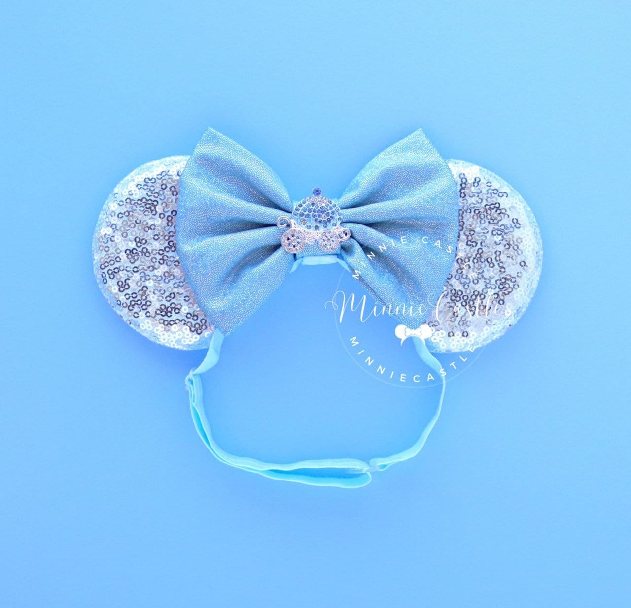 Cinderella Mickey Ears (Elastic Band)