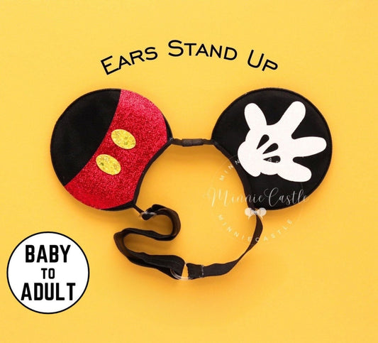 Personalized Mickey Ears (Elastic Band)