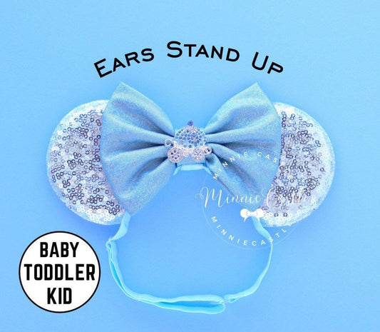 Cinderella Mickey Ears (Elastic Band)