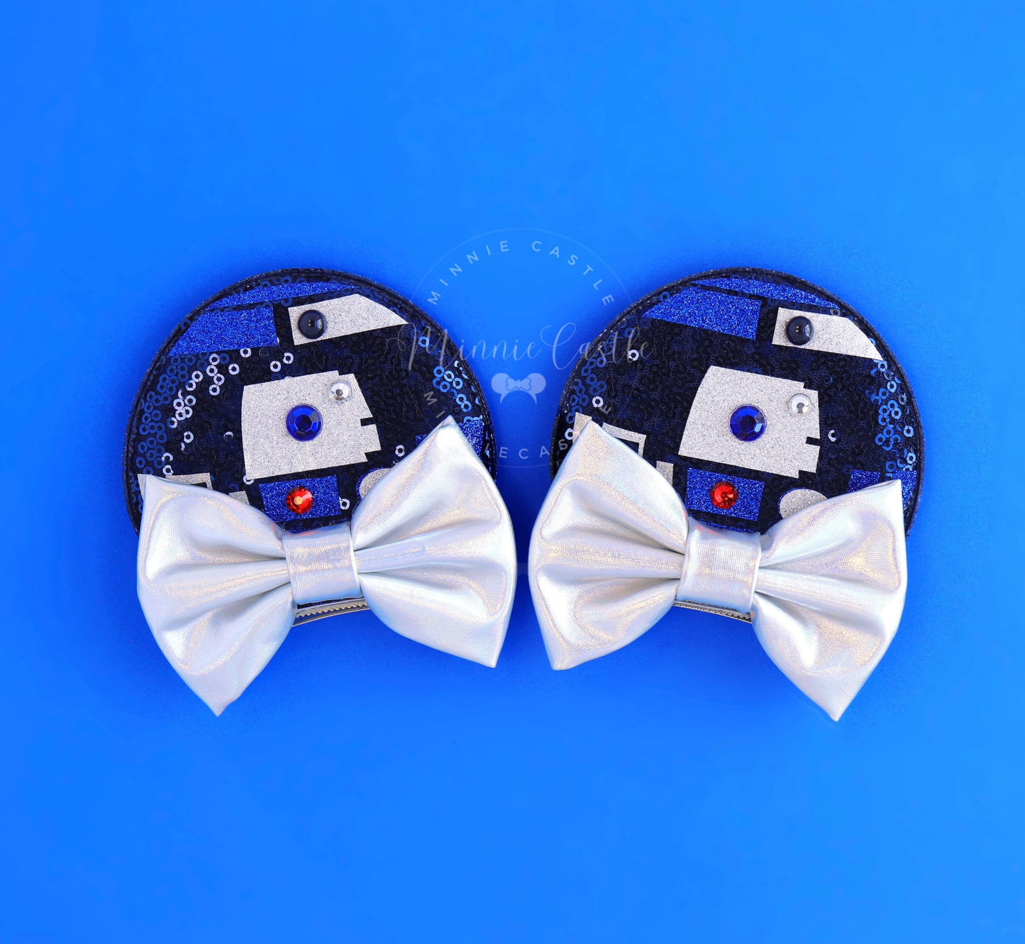 BBB8 Robot Ears Hair Clips