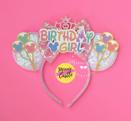 Birthday Girl Crown Ears