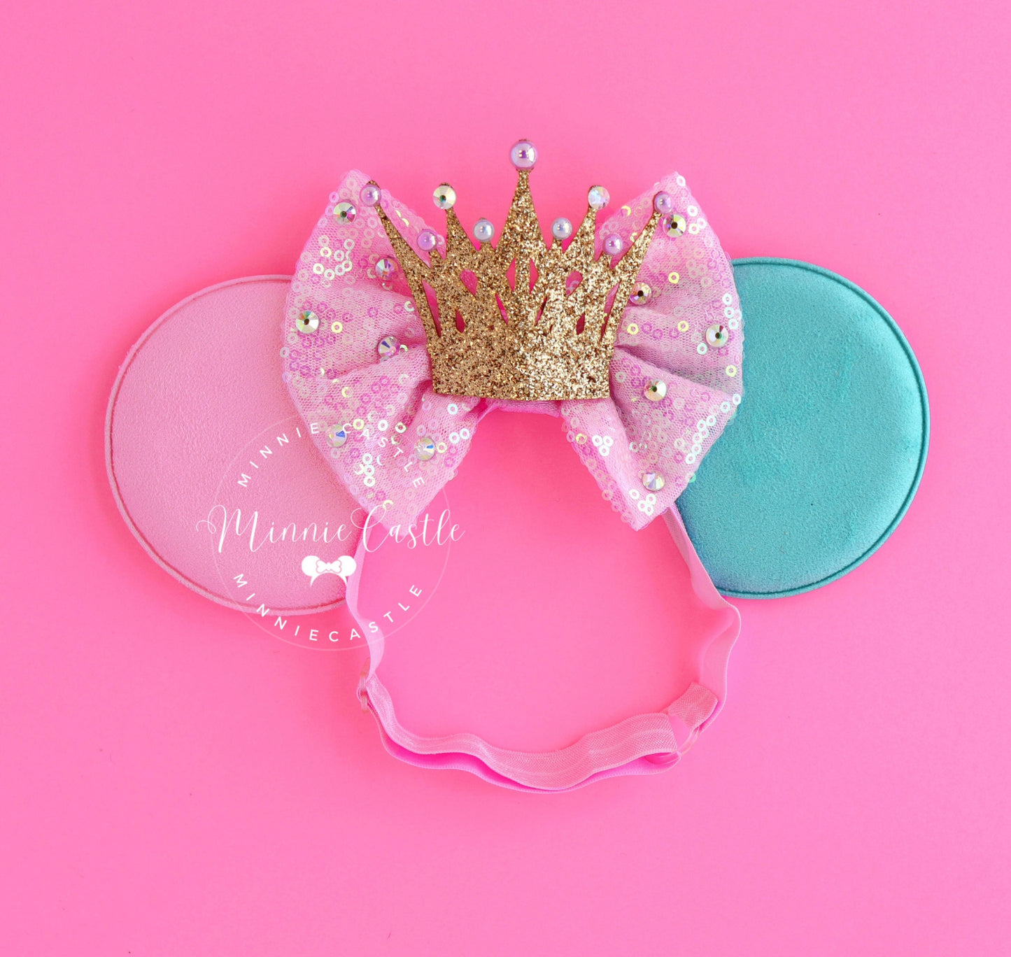 Mickey Ears Crown (Elastic Band)