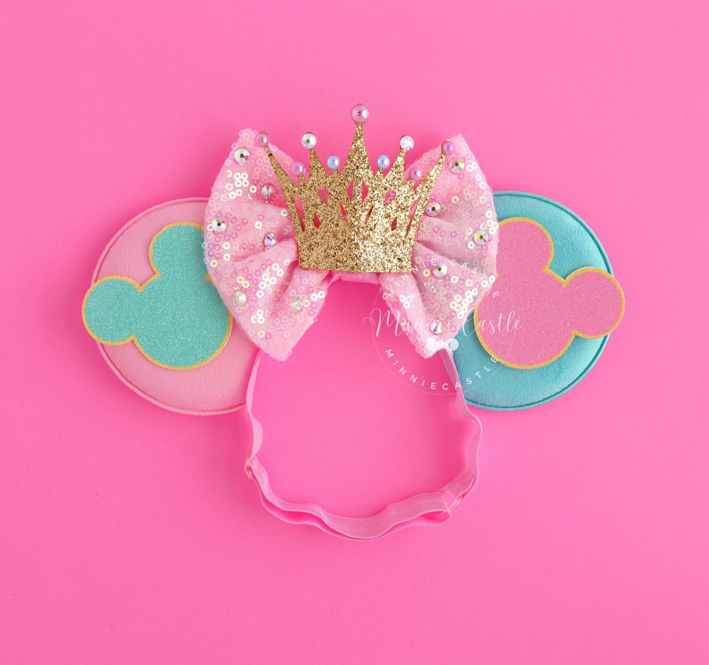 Mickey Ears Crown (Elastic Band)