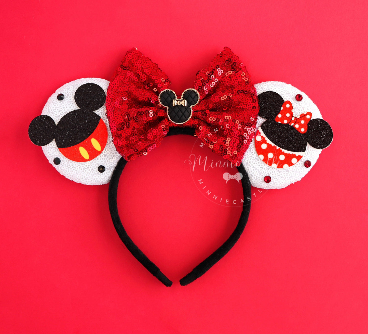 Red bow Minnie Ears