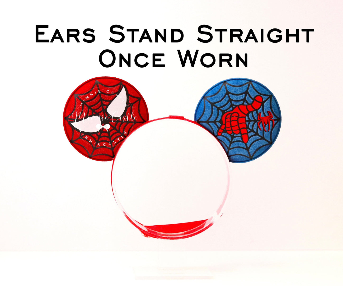 Spider Mickey Ears (Elastic Band)