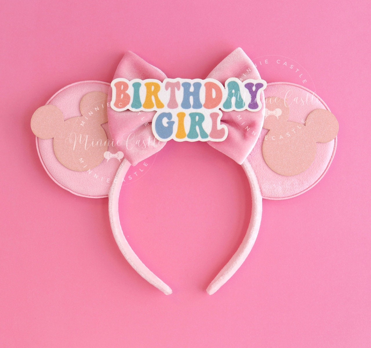 Birthday Girl Pink Minnie Ears