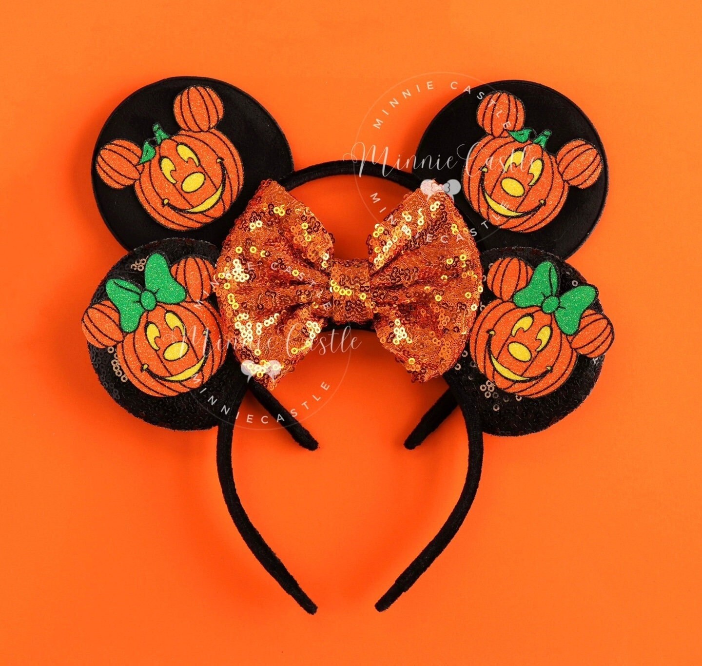 Mickey Ears Halloween Pumpkin