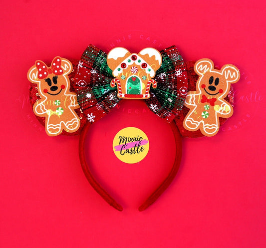 Gingerbread Minnie Ears