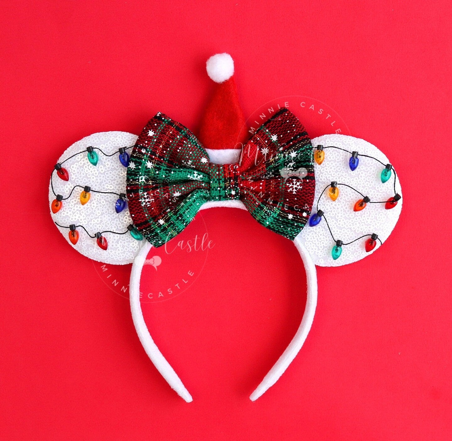 Christmas Light Balls Mickey Ears