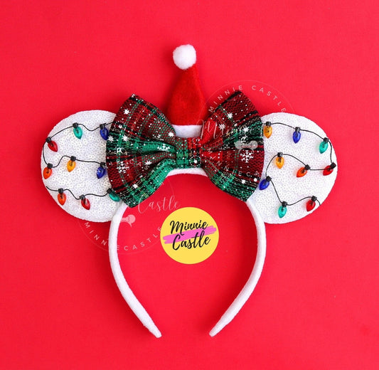 Christmas Light Balls Mickey Ears