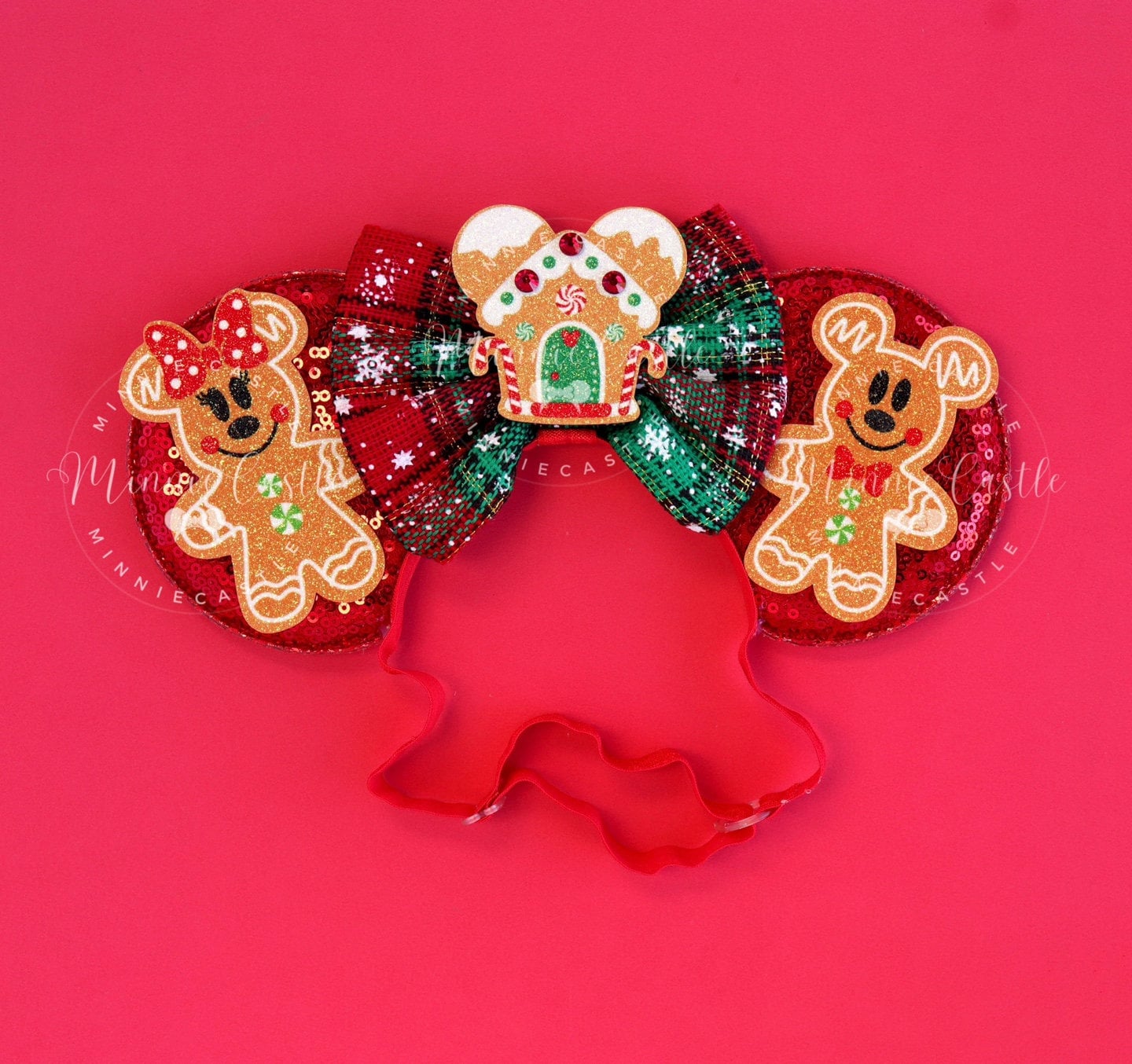 Gingerbread Mickey Ears (Elastic Band)
