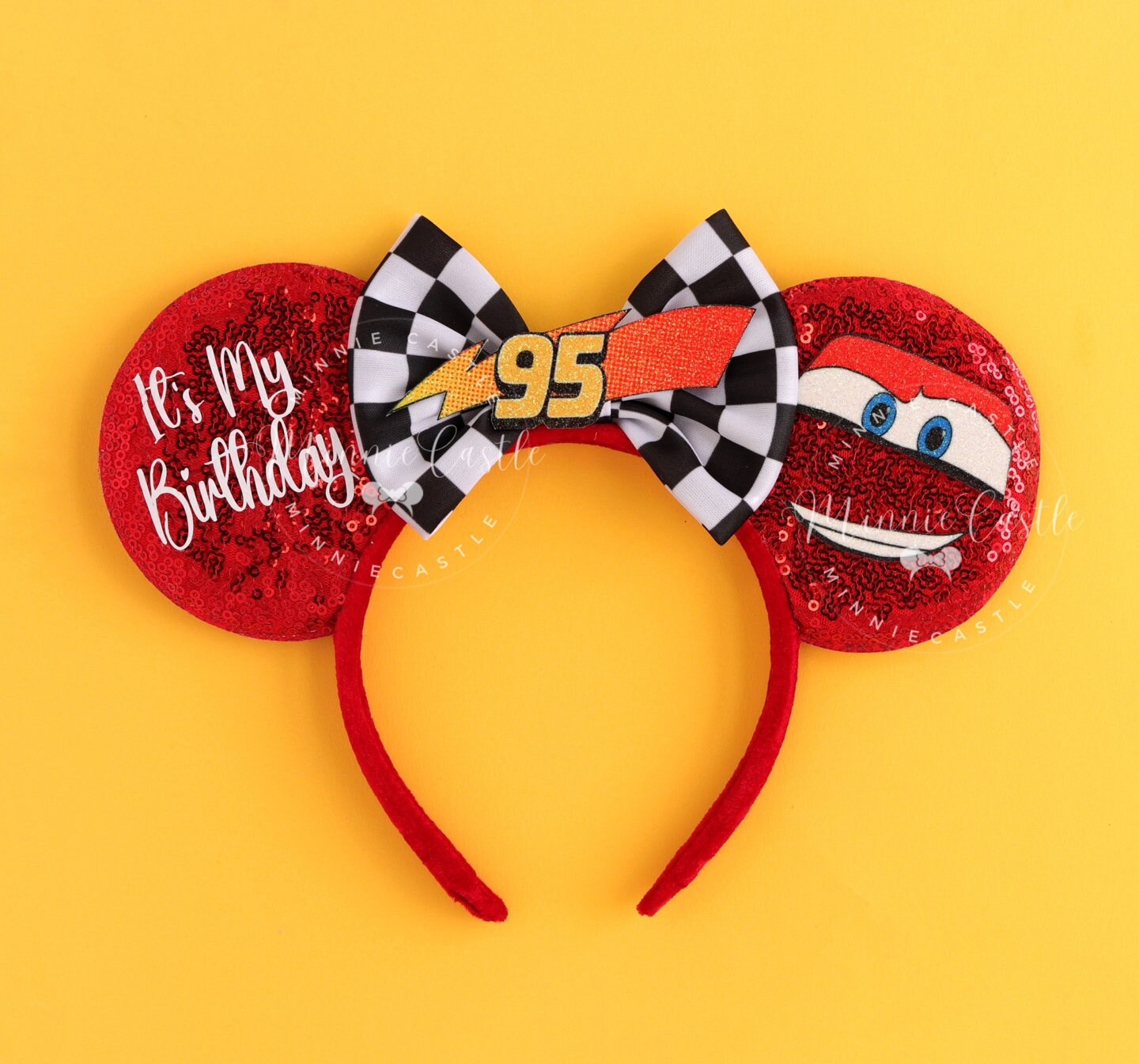 Cars Birthday Mickey Ears